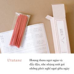 Nhang thơm tinh dầu Hiyori đến từ Nhật Bản - 20 Short Sticks