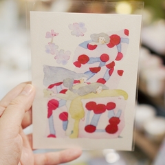 [Hội chợ Nhật 2026] Sticker Sheet Nhũ & Postcard hãng Dodolulu