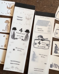 [Hội chợ Nhật 2026] Tổng hợp Bùa nhựa, Label Book, File A5, Washi Tape & Label Sticker hãng Necktie