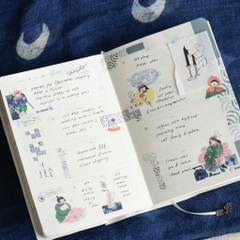 Stickers dạng PET Tape Winter Fairies chiết chu kì 100 cm | teayou shop