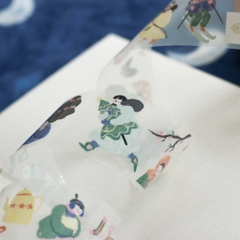Stickers dạng PET Tape Winter Fairies chiết chu kì 100 cm | teayou shop