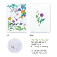 Sổ tay bìa nhựa - kẻ ôli grid Hitotoki Note