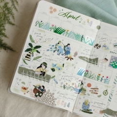 [Chiết lẻ] PET Tape Summer Fairies bế sẵn by teayou shop