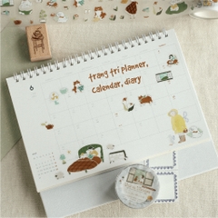 Stickers PET bế sẵn 'Uchi no Wanchan' by teayoushop