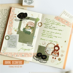 Sticker Palette series | Chất PET | Vân mực nổi by teayoushop