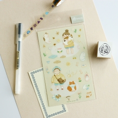Sticker Palette series | Chất PET | Vân mực nổi by teayoushop