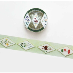 Chiết chu kì 1 m | các mẫu washi tape - pet tape hãng Cozyca Nhật Bản