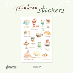 Các mẫu print-on stickers (hình dán cạo) của teayoushop