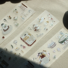 Stickers PET bế sẵn 'Uchi no Neko' by teayoushop