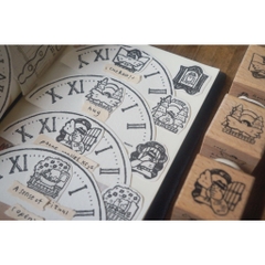 [SIÊU PHẨM] Stamp 2 mặt 'Parts of the Clock' hãng Yamadoro | Nhập chính hãng