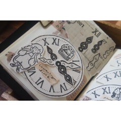 [SIÊU PHẨM] Stamp 2 mặt 'Parts of the Clock' hãng Yamadoro | Nhập chính hãng