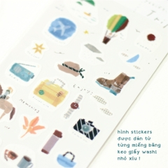 Stickers tranh washi by Miki Tamura