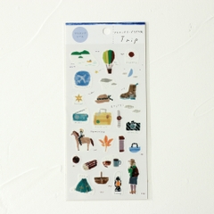 Stickers tranh washi by Miki Tamura
