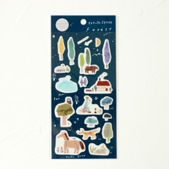 Stickers tranh washi by Miki Tamura