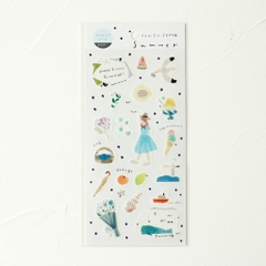 Stickers tranh washi by Miki Tamura