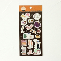 Stickers tranh washi by Miki Tamura