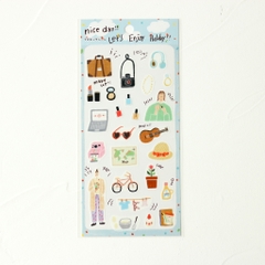 Stickers tranh washi by Miki Tamura