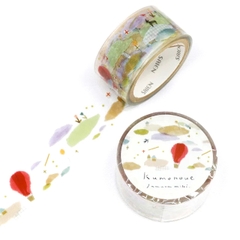 Clear tape tranh washi by Miki Tamura
