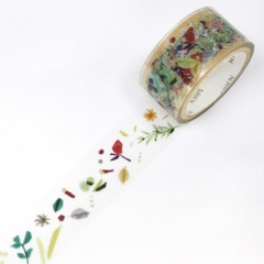 Clear tape tranh washi by Miki Tamura
