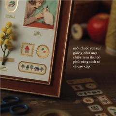 Stickers tranh thêu tay Shishuu