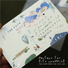 Washi Tape nhũ vàng nổi 
