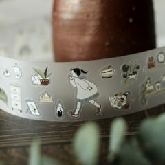 [Full cuộn] Các mẫu PET Tape stickers original nhà teayoushop