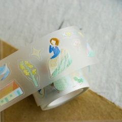 [Full cuộn] Các mẫu PET Tape stickers original nhà teayoushop