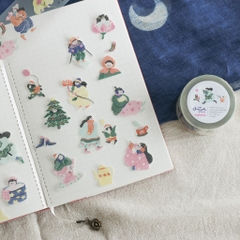[Full cuộn] Các mẫu PET Tape stickers original nhà teayoushop