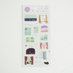 Stickers tranh washi by Miki Tamura