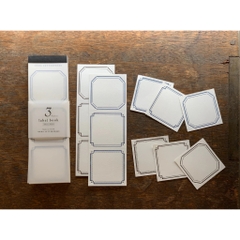 [Chiết lẻ 10 tờ] Các mẫu giấy note dập nhũ chìm hãng Oeda Letterpress Nhật Bản