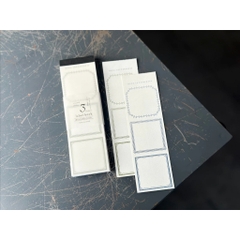 [Chiết lẻ 10 tờ] Các mẫu giấy note dập nhũ chìm hãng Oeda Letterpress Nhật Bản