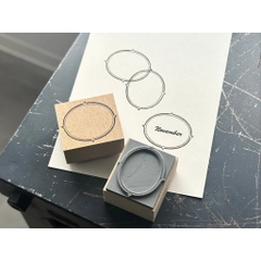 Các mẫu stamp (con dấu gỗ) hãng Oeda Letterpress