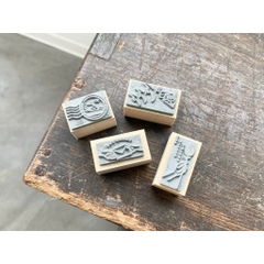 Các mẫu stamp (con dấu gỗ) hãng Oeda Letterpress