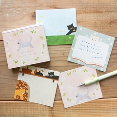 Chiết 8 tờ | các mẫu giấy note vuông hãng Cozyca | hàng nhập chính hãng