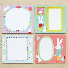 Chiết 8 tờ | các mẫu giấy note vuông hãng Cozyca | hàng nhập chính hãng