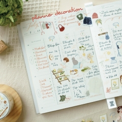 Palette Life 1 - PET Tape Stickers  hình dán bế sẵn | by teayoushop