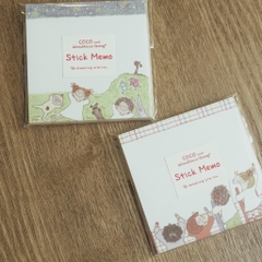 Các mẫu washi tape và note 