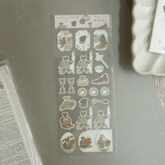 Các mẫu sticker chất giấy mỹ thuật | collab họa sĩ Nhật Bản