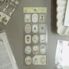Các mẫu sticker chất giấy mỹ thuật | collab họa sĩ Nhật Bản