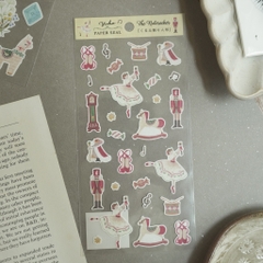 Các mẫu sticker chất giấy mỹ thuật | collab họa sĩ Nhật Bản