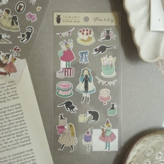 Các mẫu sticker chất giấy mỹ thuật | collab họa sĩ Nhật Bản