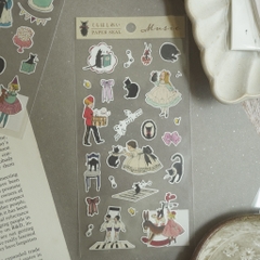 Các mẫu sticker chất giấy mỹ thuật | collab họa sĩ Nhật Bản