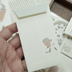 Set 5 phong bì mini đựng thư/ lì xì made in Japan