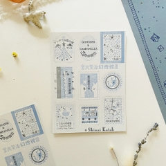 Các mẫu sticker con tem Letterpress (in thủ công) | Shinzi Katoh