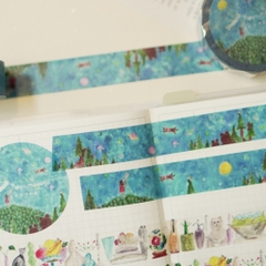 [Chiết 1 mét] Các mẫu washi hãng Paper Message | brand hot mới tại Nhật Bản