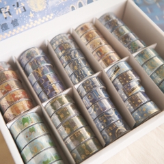 Các mẫu washi tape nhũ hologram chủ đề 