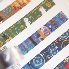 Các mẫu washi tape nhũ hologram chủ đề 