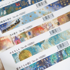 Các mẫu washi tape nhũ hologram chủ đề 