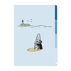 Các mẫu Clear File 3 ngăn size A4 chủ đề Mountain | Hãng Ryuryu Nhật Bản