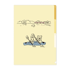 Các mẫu Clear File 3 ngăn size A4 chủ đề Mountain | Hãng Ryuryu Nhật Bản